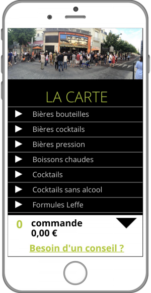 Ecran page d’accueil Ecran page d'accueil