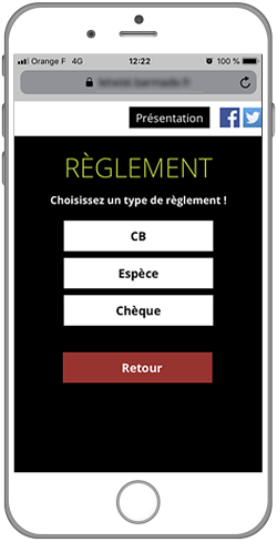 Ecran règlement Ecran règlement